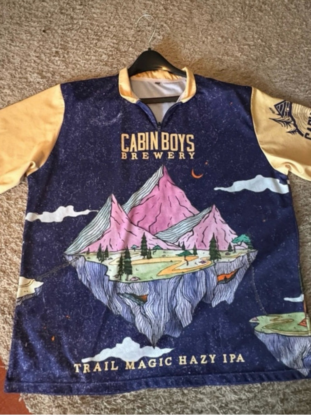 Trail Magic Hazy IPA Women's Jersey - Navy & Yellow